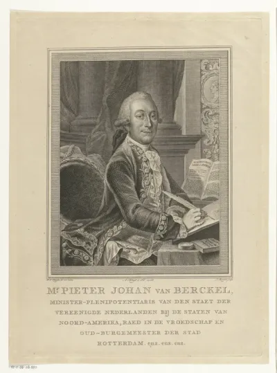 Portret van ambassadeur Pieter Johan van Berckel