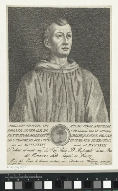 Portret van Ambrogio Traversari