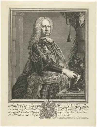 Portret van Ambroise-Joseph, marquis de Herzelles