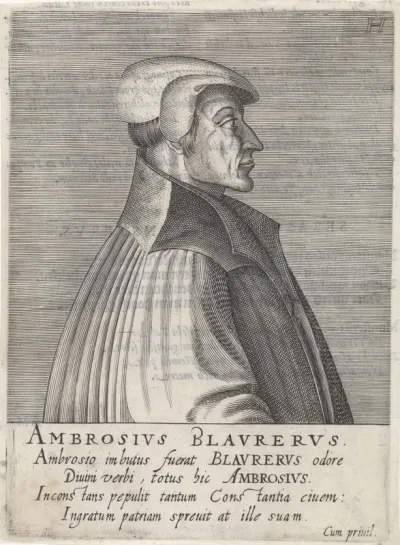 Portret van Ambrosius Blaurer