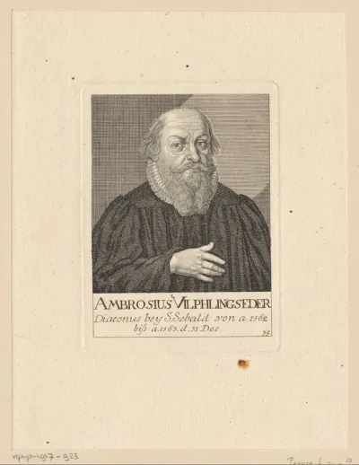 Portret van Ambrosius Wilfflingseder