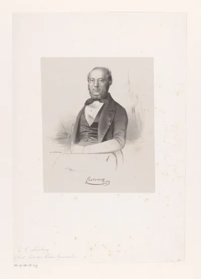 Portret van ambtenaar C.E. Leclercq