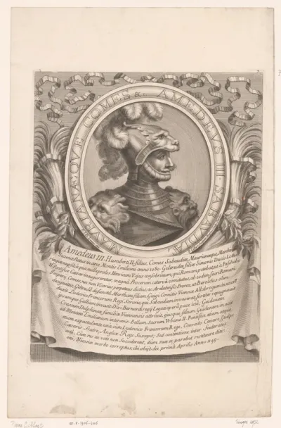 Portret van Amedeus III van Savoye