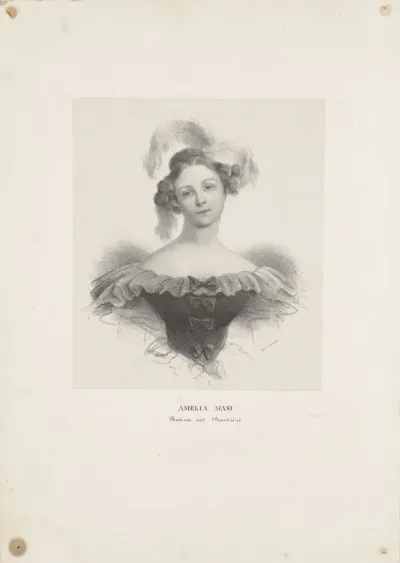 Portret van Amelia Masi