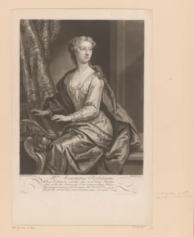 Portret van Anastasia Robinson