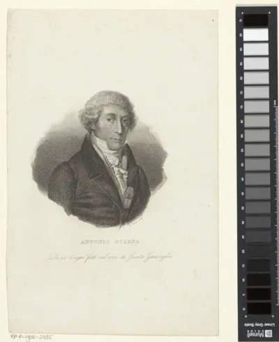 Portret van anatomist Antonio Scarpa