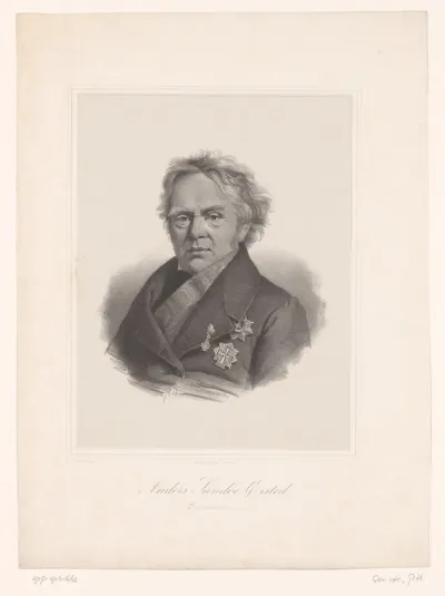 Portret van Anders Sandøe Ørsted