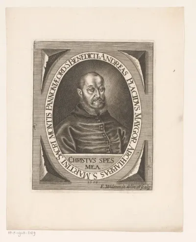 Portret van András Placid Magger