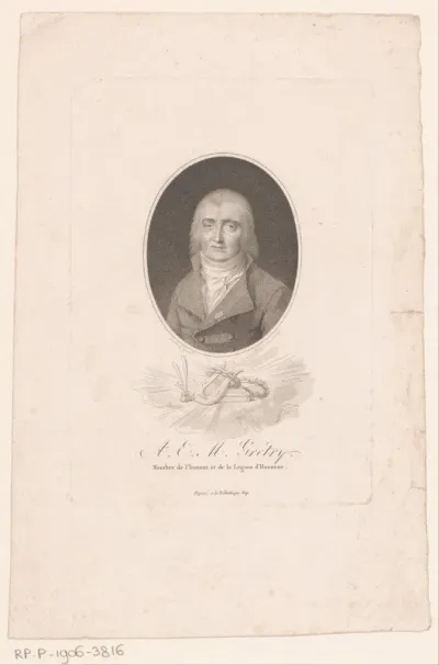 Portret van André Ernest Modeste Grétry