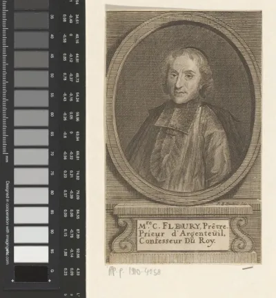 Portret van André-Hercule de Fleury