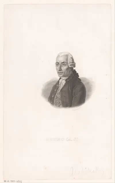 Portret van André Jacob Roubo