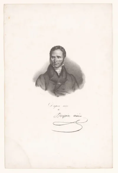 Portret van André Marie Jean Jacques Dupin