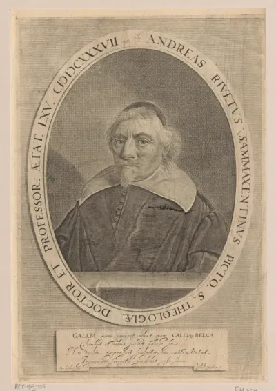 Portret van André Rivet op 65-jarige leeftijd