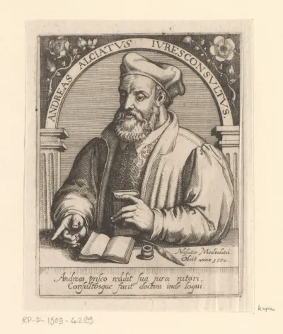 Portret van Andrea Alciati