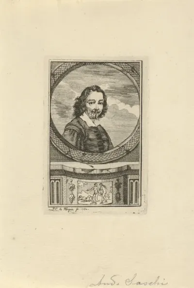 Portret van Andrea Sacchi