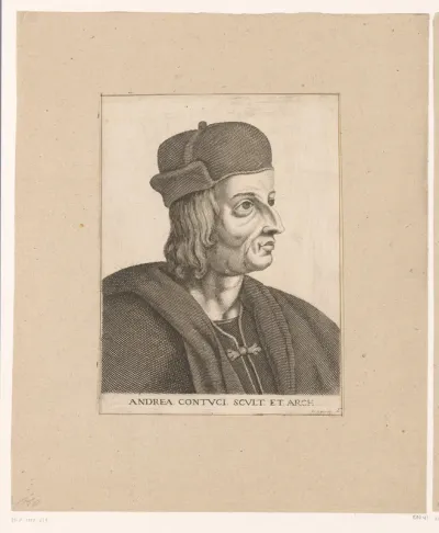 Portret van Andrea Sansovino