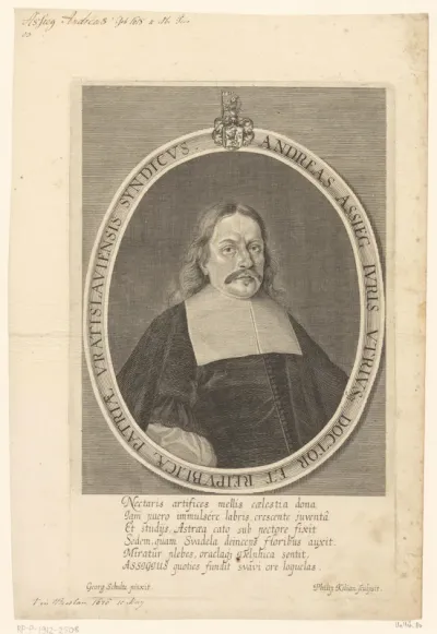 Portret van Andreas Assieg