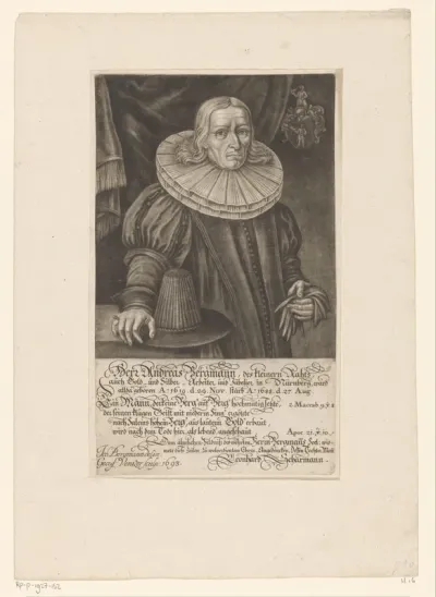 Portret van Andreas Bergmann