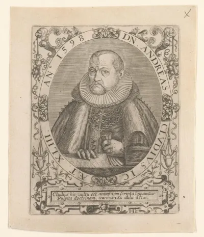 Portret van Andreas Cludius
