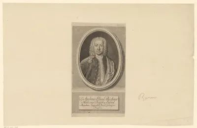 Portret van Andreas Elias Büchner