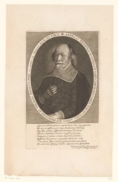 Portret van Andreas Frommann