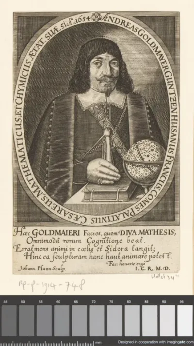 Portret van Andreas Goldmayer