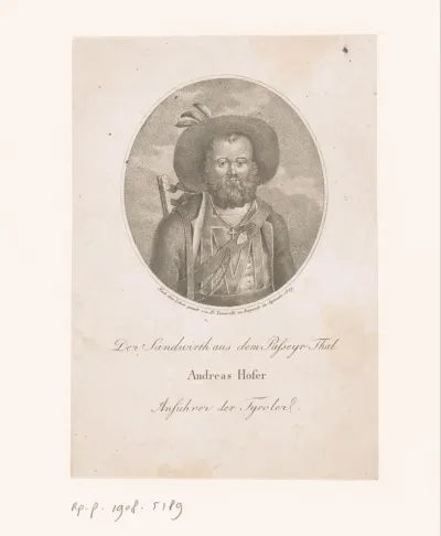 Portret van Andreas Hofer