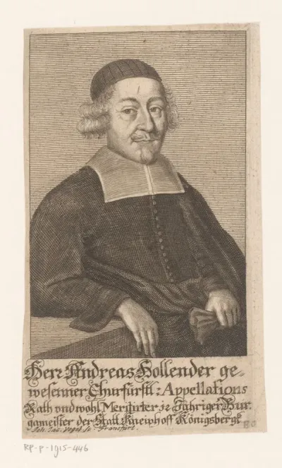 Portret van Andreas Hollender
