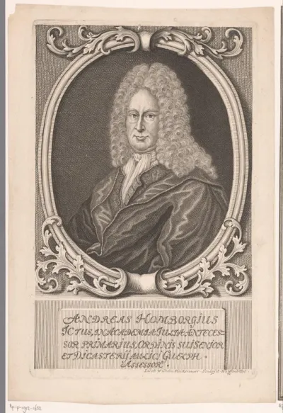 Portret van Andreas Homborg