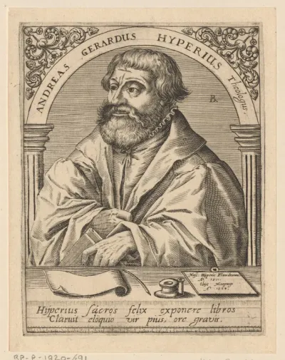 Portret van Andreas Hyperius