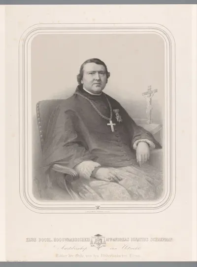 Portret van Andreas Ignatius Schaepman