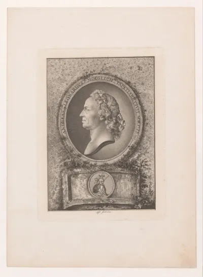 Portret van Andreas Leohard Moeglich