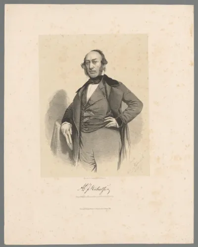 Portret van Andreas Ludwig Jacob Michelsen