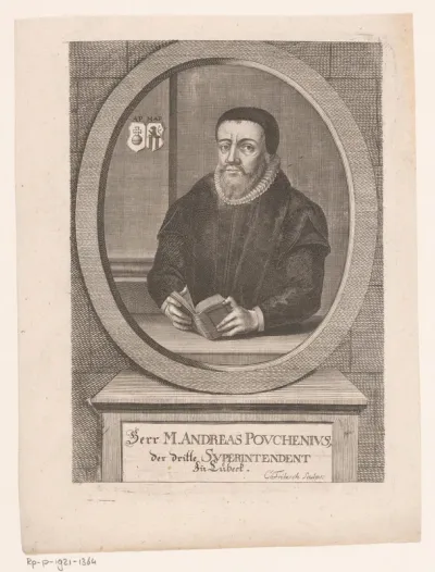 Portret van Andreas Pouchenius