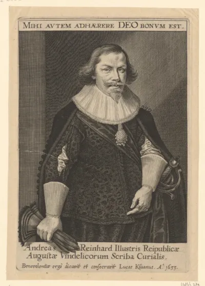 Portret van Andreas Reinhard
