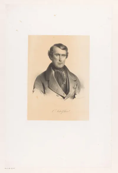 Portret van Andreas Schelfhout
