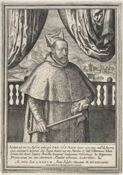 Portret van Andreas van Oostenrijk