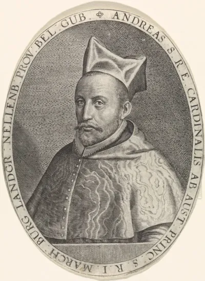 Portret van Andreas van Oostenrijk