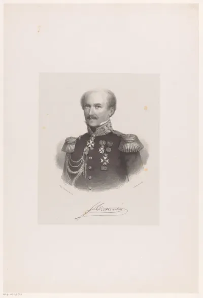 Portret van Andreas Victor Michiels