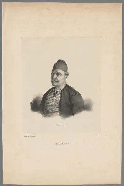 Portret van Andreas Vokos Miaoulis