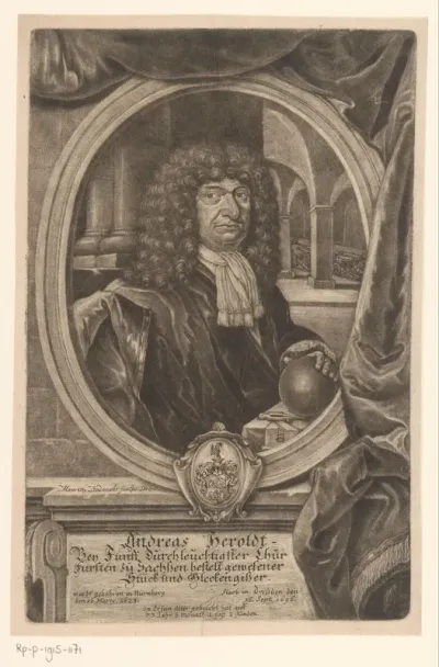 Portret van Andreas von Herold
