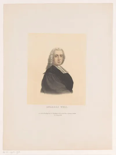 Portret van Andreas Weis