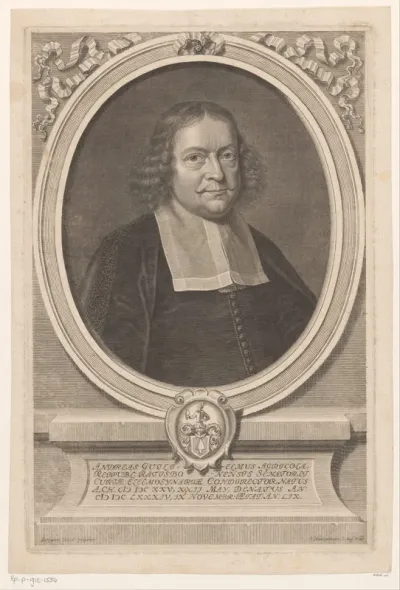 Portret van Andreas Wilhelm Agricola op 59-jarige leeftijd