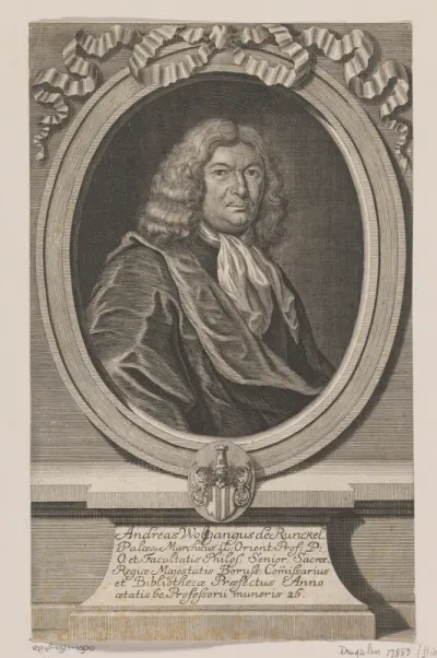 Portret van Andreas Wolfgang von Runckel
