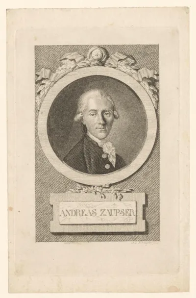 Portret van Andreas Zaupser