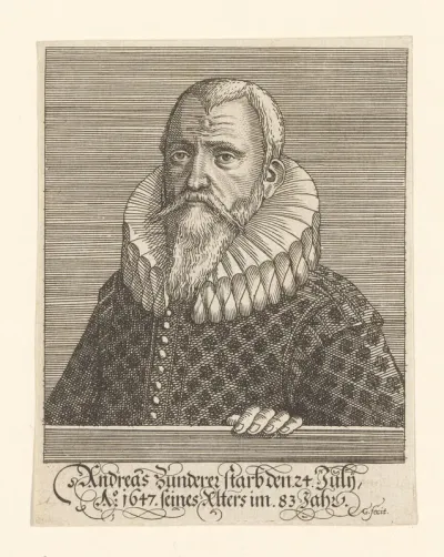 Portret van Andreas Zunderer