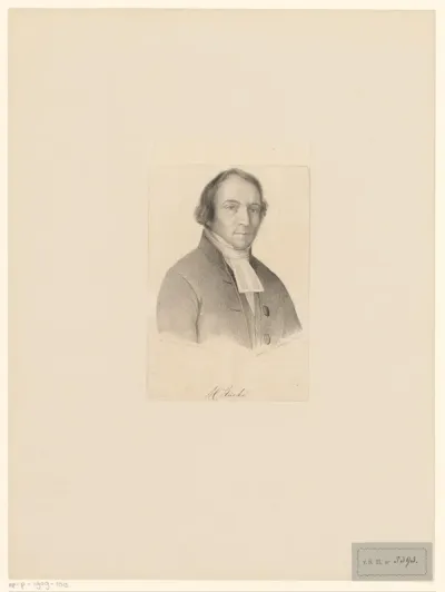 Portret van Andries Conradus Stucki
