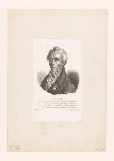 Portret van Andries Lens