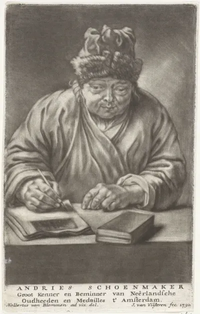 Portret van Andries Schoemaker