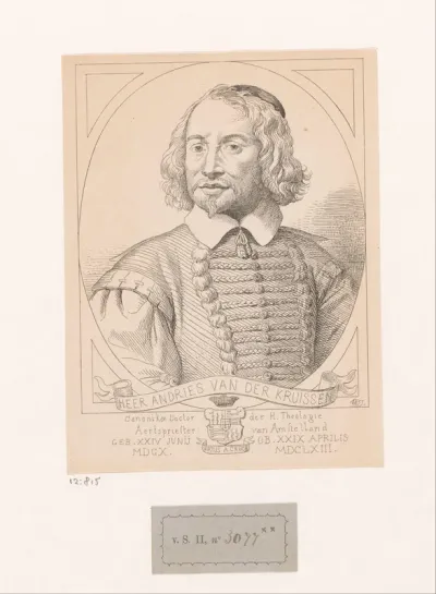Portret van Andries van der Kruissen
